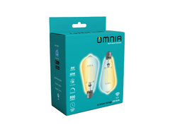 Smart Omnia Bombillo Led Vintage CW Inteligente WiFi (2 Unidades)