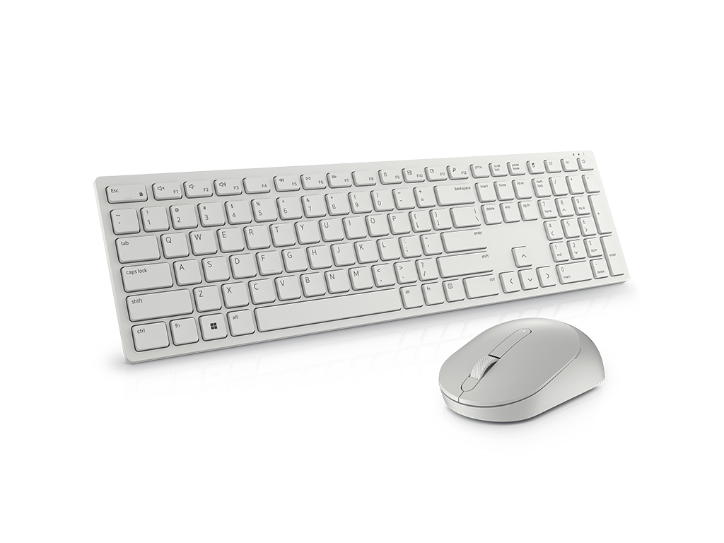 Dell Wireless Keyboard and Mouse KM5221W White (ENG)