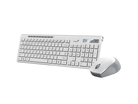 Genius Slimstar 8230 Keyboard and Mouse White