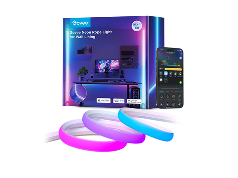 GOVEE Neon Rope Light for Wall Lining (10M)